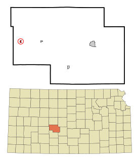 Burdett, Kansas City in Pawnee County, Kansas