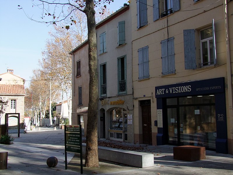 File:Perspective de l'Avenue Clémenceau depuis le carrefour de la mairie.jpg