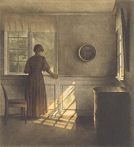 Peter Ilsted, Morgensol. Foto:  Statens Museum for Kunst