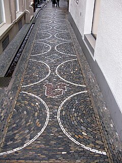 Cobblestone mosaics (Freiburg im Breisgau)