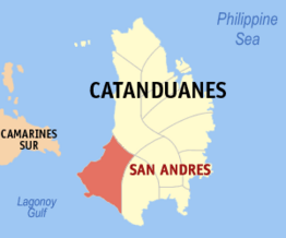 Kaart van San Andres