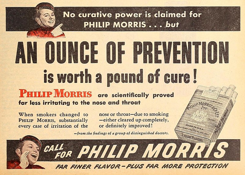 File:Philipp Morris are scientifically proved, 1945.jpg