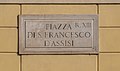 * Nomination Plaque of Piazza San Francesco d'Assisi in Rome, Lazio, Italy. (By Krzysztof Golik) --Sebring12Hrs 11:17, 4 June 2021 (UTC) * Promotion  Support Good quality. --Tagooty 15:31, 5 June 2021 (UTC)