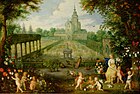 Богиня Флора в саду. Совместно с П. ван Авонтом. 1630-е. Медь, масло. Музей истории искусств, Вена