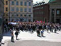 Mynttorget during the 2006-06-03 pro-piracy demonstration