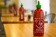 sriracha hot chili sauce 150ml - Gastronomie Maroc