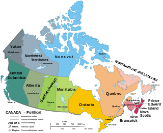 Provinces and territories of Canada Top-level subdivisions of Canada