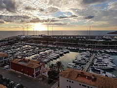 Imagen actual de Port Adriano, el puerto deportivo de El Toro.