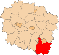 Location in the voivodeship