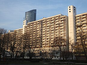 Улица Силезских повстанцев и Sky Tower