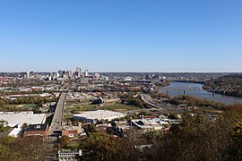 View from Price Hill in 2021