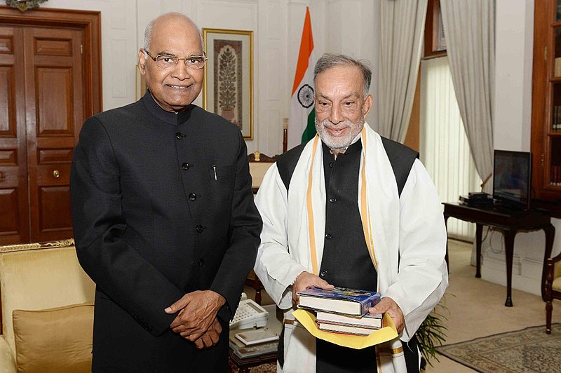 File:Prof. Bhim Singh with President of India Kovind.jpg