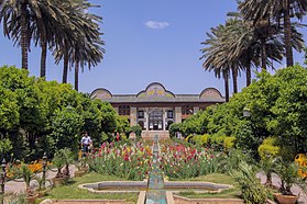 Garden and building of Qavam House (Narenjestan-e Ghavam)