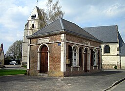 Rådhuset och kyrkan