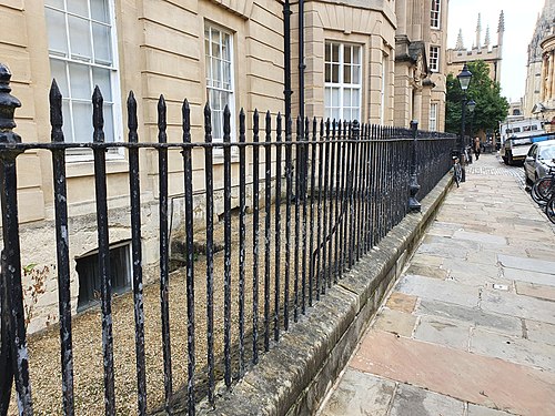 Railings outside Hertford College, Oxford