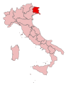 Collocatio finium regionis in Italia.