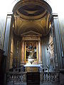 La primera capella a la dreta, amb el quadre de Annibale Carracci representant a sant Diego d'Alcalá