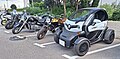 * Nomination: Renault Twizy Z.E --Kirill Borisenko 16:36, 1 October 2023 (UTC) * Review Artifacts on down right corner. Why this wheel is on photo? --Nino Verde 14:35, 3 October 2023 (UTC)  Comment Cropping done. --Kirill Borisenko 18:52, 3 October 2023 (UTC) It is ok from my point of view. But there are hard perspective distortions in background, so i need other opinions. --Nino Verde 13:39, 4 October 2023 (UTC) That`s because ultra-wide lens. All another params are fine at my point of view. --Kirill Borisenko 17:52, 4 October 2023 (UTC) Yep, i think that it is fine too. --Nino Verde 08:09, 5 October 2023 (UTC)