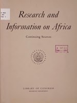 Fayl:Research and information on Africa- continuing sources. (IA researchinformat00libr).pdf üçün miniatür