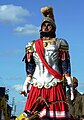 Reuze-Papa (625 cm - 83 kg) uit Kassel,erkend als immaterieel cultureel erfgoed tijdens het Carnaval van Paasmaandag.