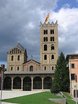 Frontera d'o Monesterio de Santa María de Ripoll