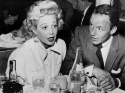 Robin Raymond and Frank Sinatra in 1955