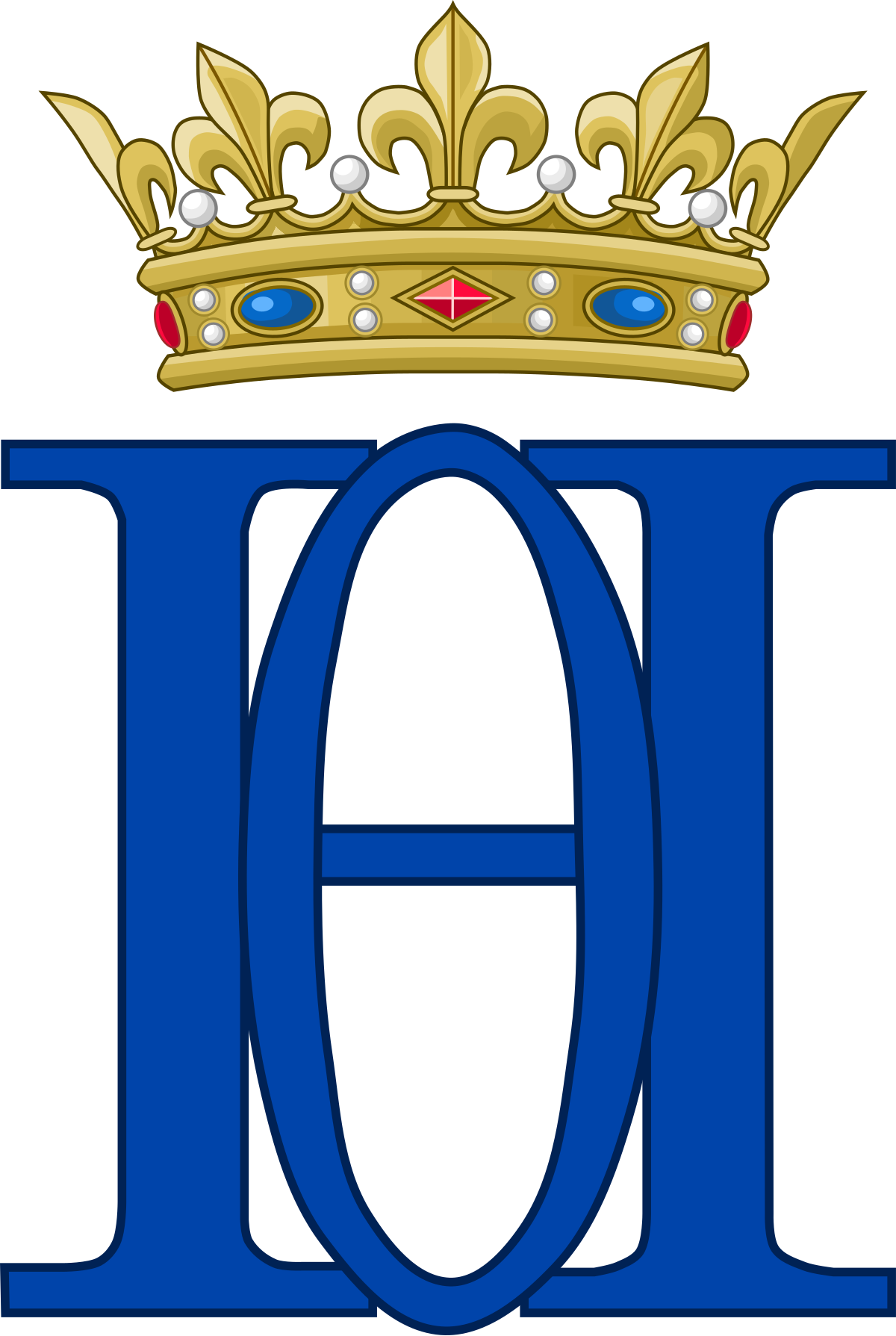 File Royal Monogram Of Henri D Orleans Duke Of Aumale Variant Svg Wikimedia Commons