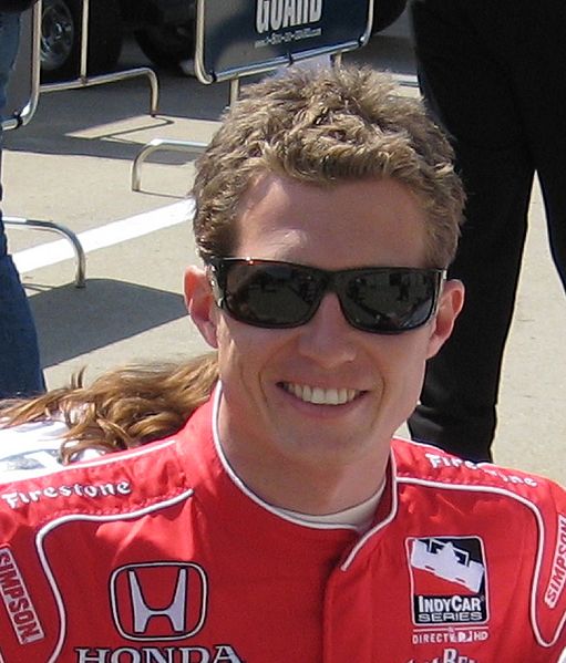 Briscoe at the Indianapolis Motor Speedway in May 2008.