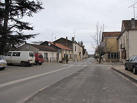 Eine Straße in Saint-Vite