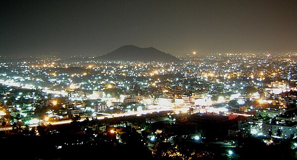 Salem City, view from Oothumalai hills