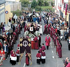 Semana Santa. Procesión del Calvario.