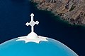 * Nomination Our Lady of the Saints Theodore church in Fira, Santorini, Greece (The cross itself is tilted.) --XRay 04:02, 30 October 2017 (UTC) * Promotion  Support Stunning composition. Very good quality. Perhaps FP? -- Johann Jaritz 04:16, 30 October 2017 (UTC)