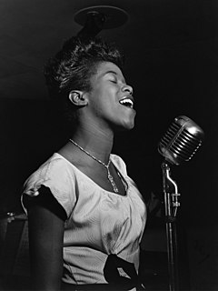 Sarah Vaughan American jazz and classical singer (1924–1990)