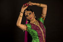 Sastry performing Chains: Love Stories of Shadows at NCPA Mumbai (2015) Savitha Sastry Chains.jpg