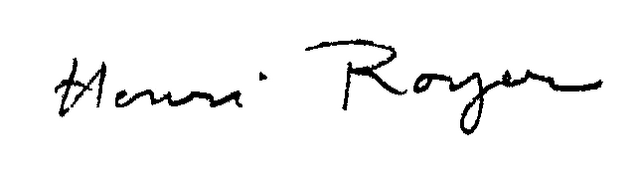 signature de Henri Royer