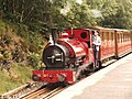 Ex-Corris Railway Number 3: Sir Haydn at Abergynolwyn on the Talyllyn Railway