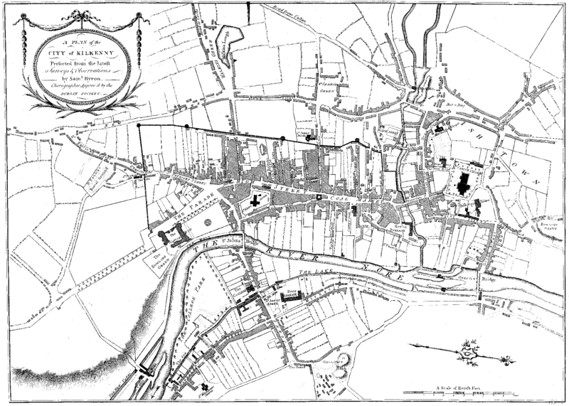 File:Small Kilkenny city map circa 1780 (2006-06-17).png