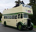 Bus 602, an open top Bristol K56, now kept as a heritage vehicle.