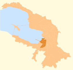 Kirovin piiri Pietarin kartalla.
