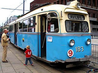 Gullfisk Norwegian tram class, in service 1937–1985