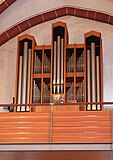 Stadtallendorf-Niederklein - kath St Blasius und St Elisabeth - Orgel.JPG