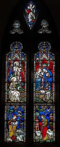 File:Stained glass window, St Paul's church, Morton (18071640780).jpg