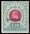 Thumbnail for Specimen stamp