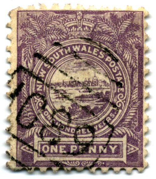 New South Wales first commemorative stamp, 1888