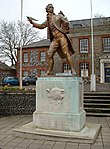 Statue in Thetford, Norfolk, England, Paine's birthplace