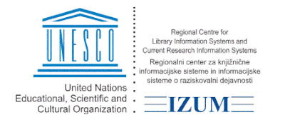 IZUM - UNESCO regionalni centra za knjižnične informacijske sisteme in informacijske sisteme o raziskovalni dejavnosti.