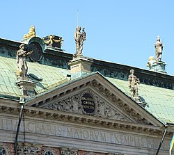 Pediment of Riddarhuset Stockholm Riddarhuset 02.jpg