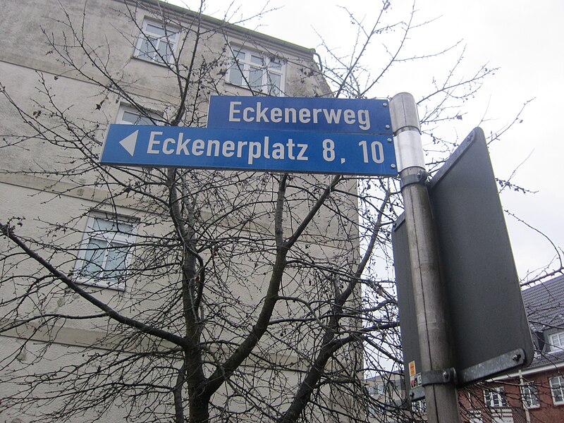 File:Straßenschild Eckenerweg.jpg