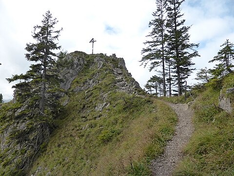 Strausberg, Foto vom Nachbargipfel des Imberger Horns.