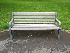 Un banc du parc